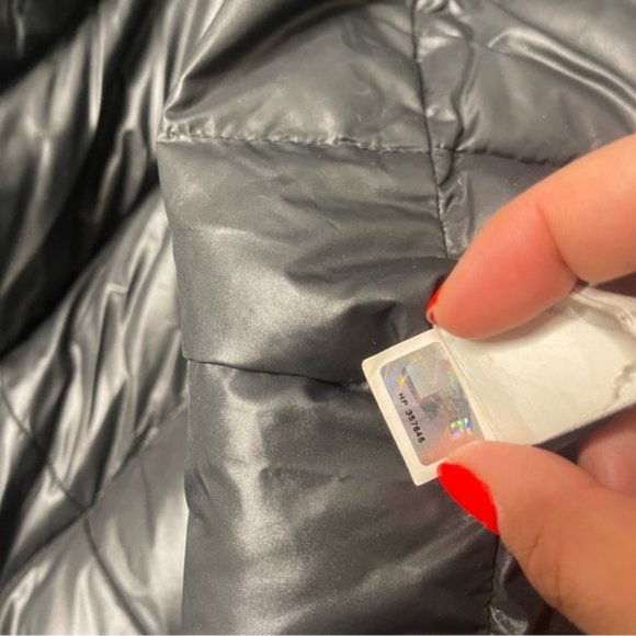 The North Face Black Hyvent Down Mid-Length Parka Hooded Women's XS *Broken Zip* - Picture 8 of 13